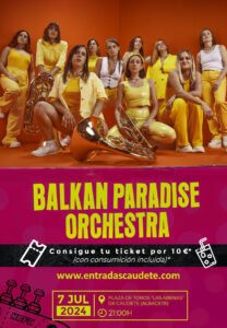 Balkan Paradise Orchestra concierto